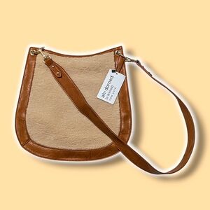 Tan and Brown Women's Bag